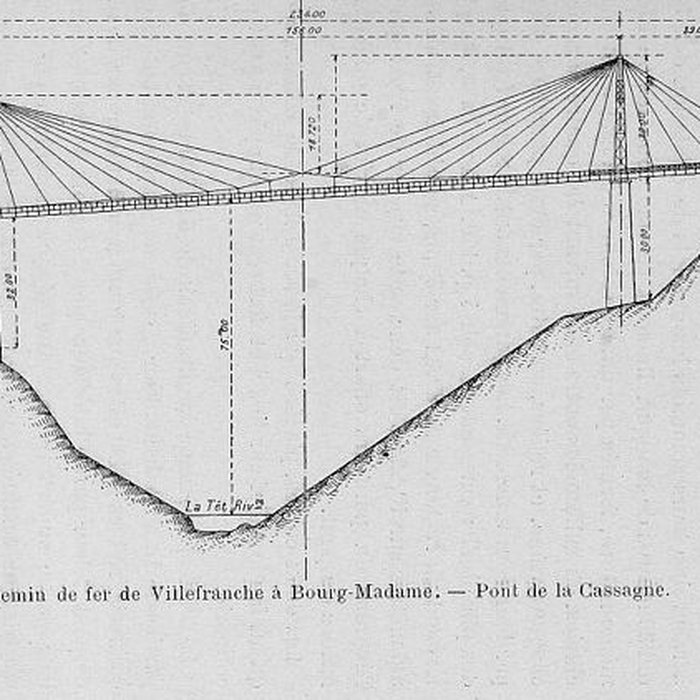 Photo de Pont Gisclard et stèle commémorative