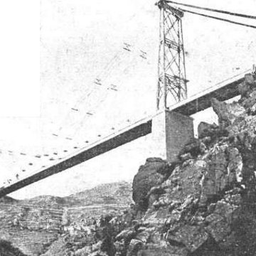 Pont Gisclard et stèle commémorative