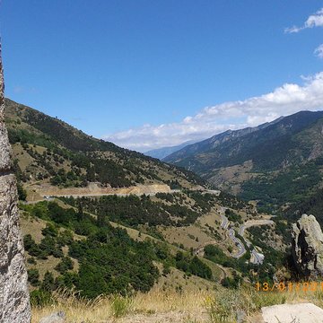 Pont Gisclard et stèle commémorative