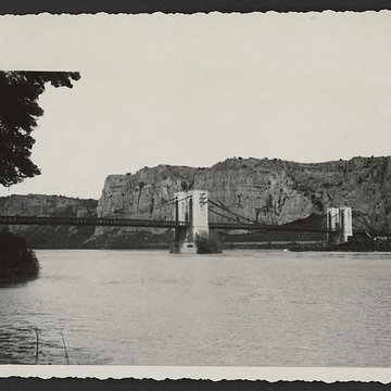 Pont du Robinet sur le Rhône de Donzère