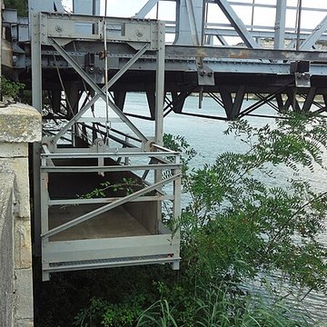 Pont du Robinet sur le Rhône de Donzère