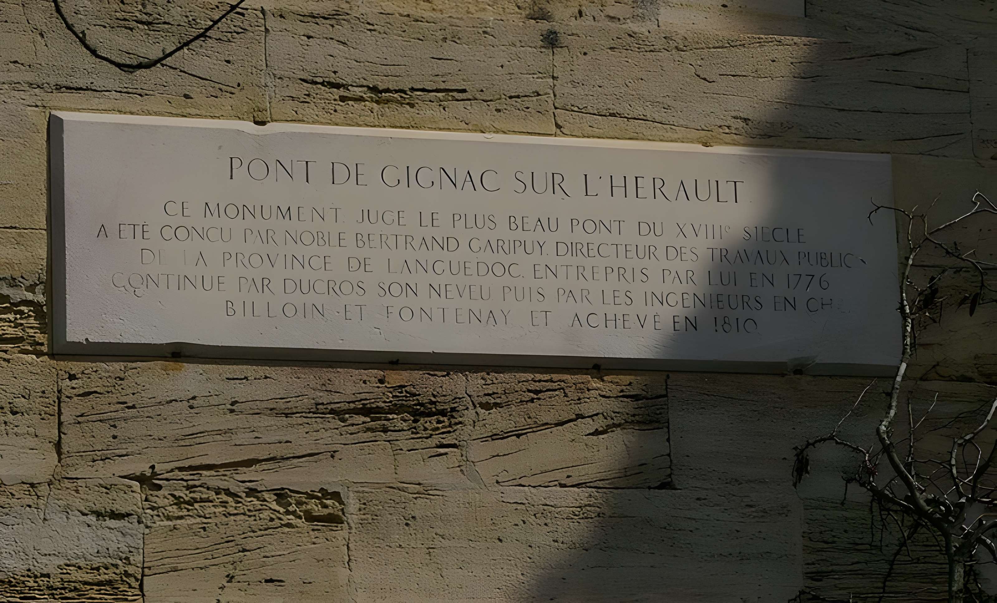 Pont sur l'Hérault de Gignac