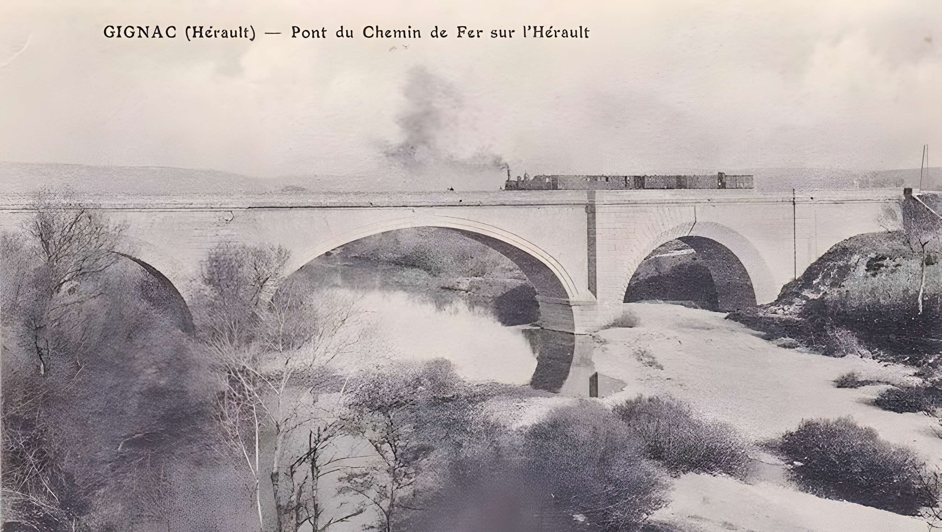 Pont sur l'Hérault de Gignac