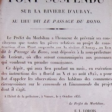 Le vieux pont suspendu