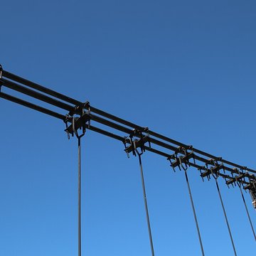 Le vieux pont suspendu