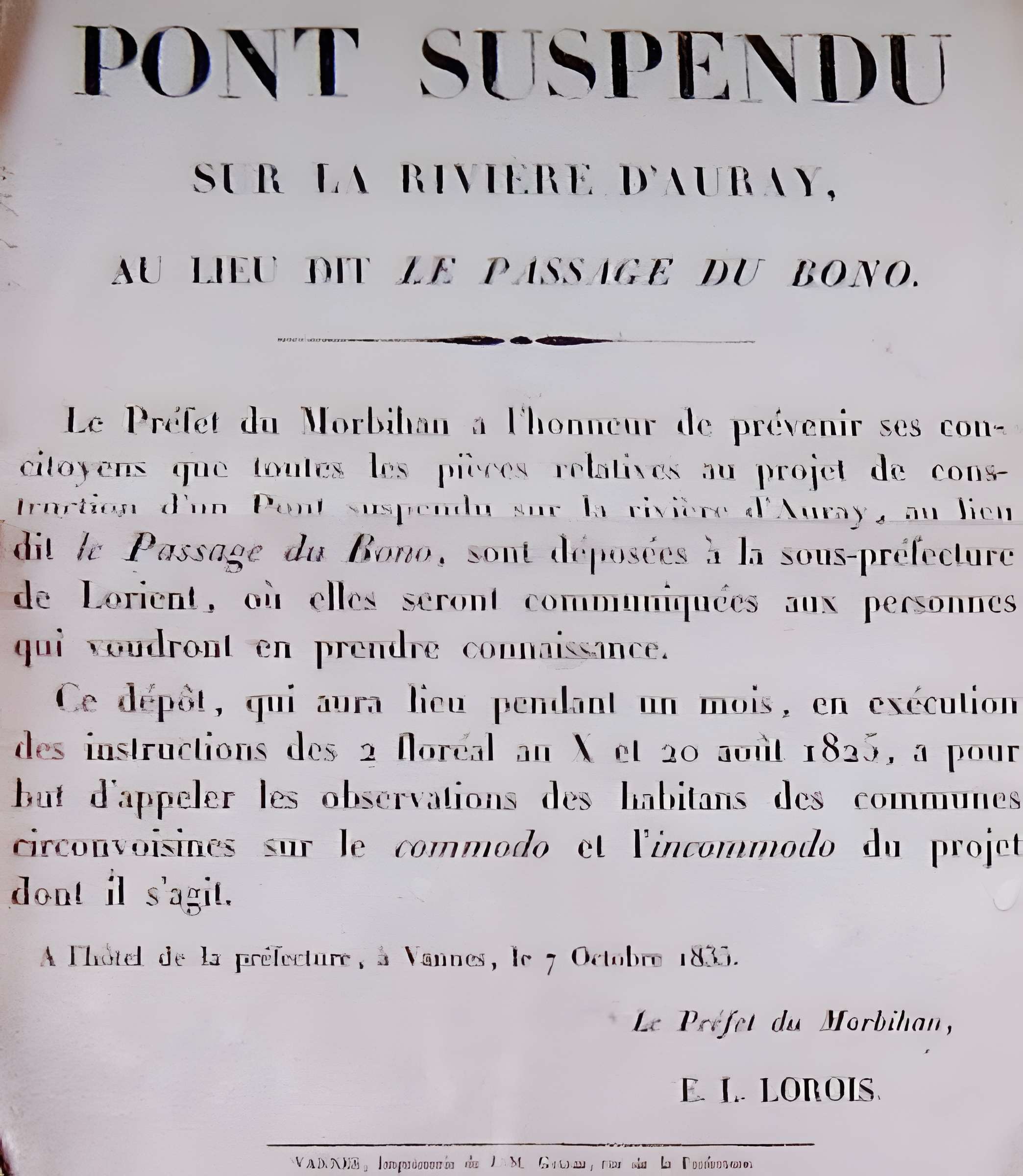 Le vieux pont suspendu