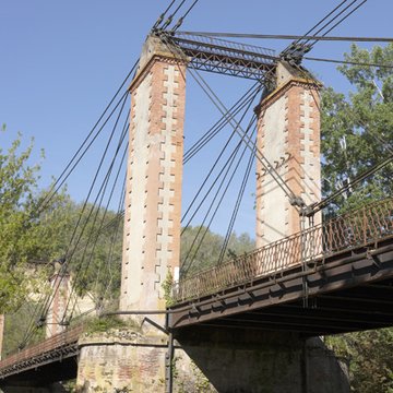 Pont suspendu de Bourret