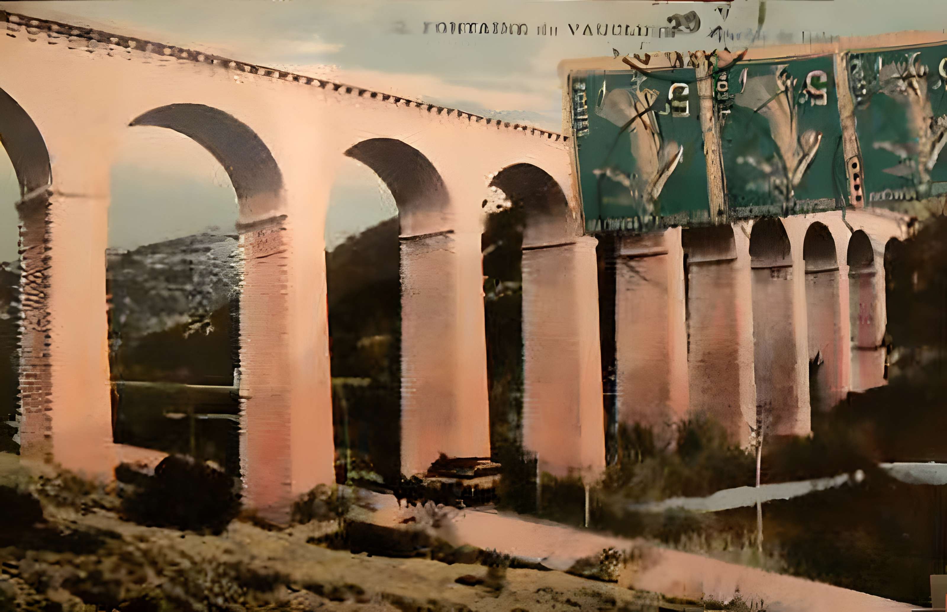 Pont-aqueduc de Galas à Fontaine-de-Vaucluse