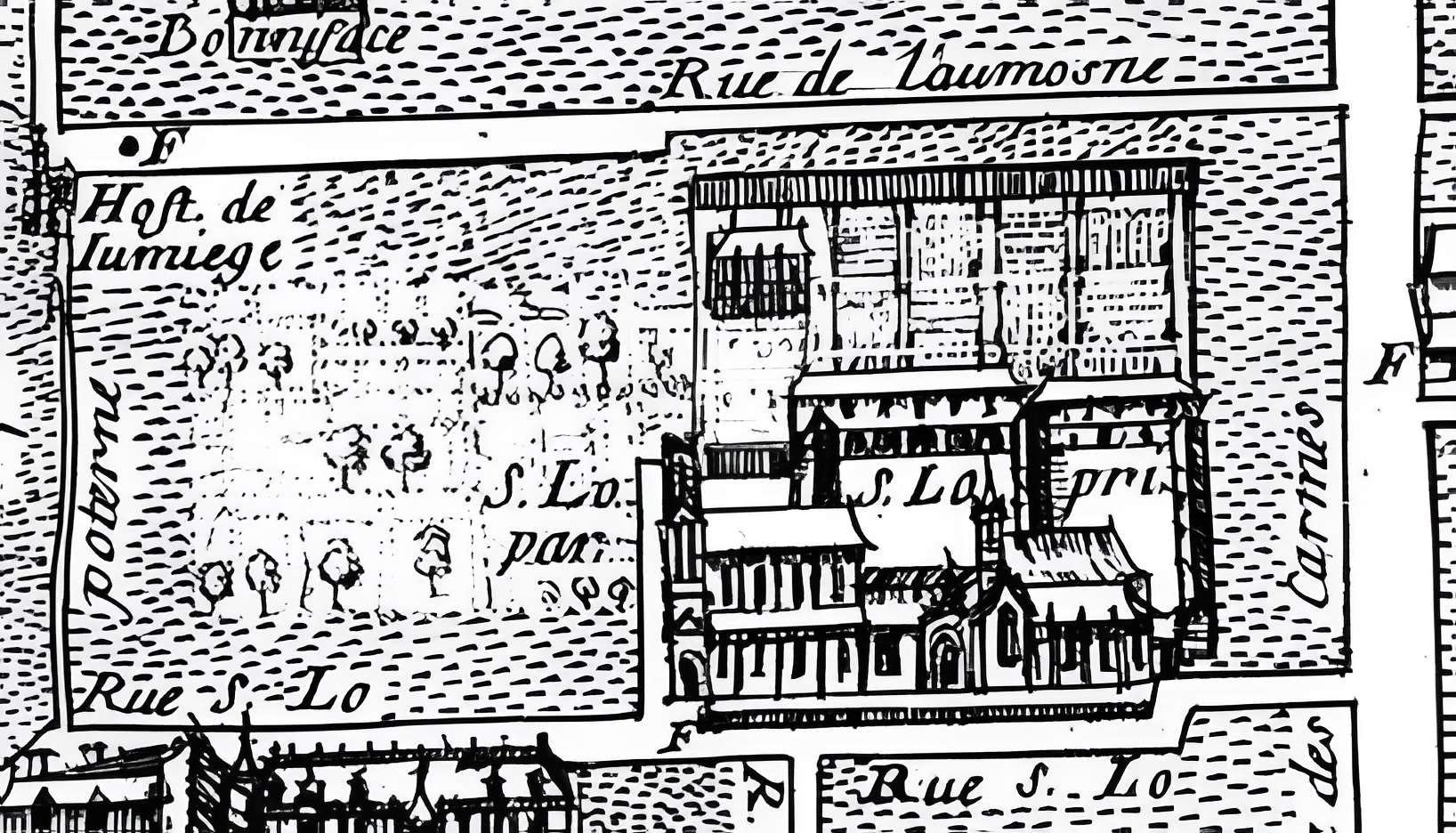 Portail du Prieuré Saint-Lô à Rouen