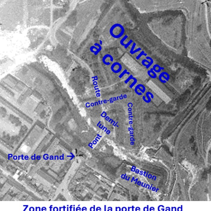 Photo de Porte de Gand et ensemble des fortifications