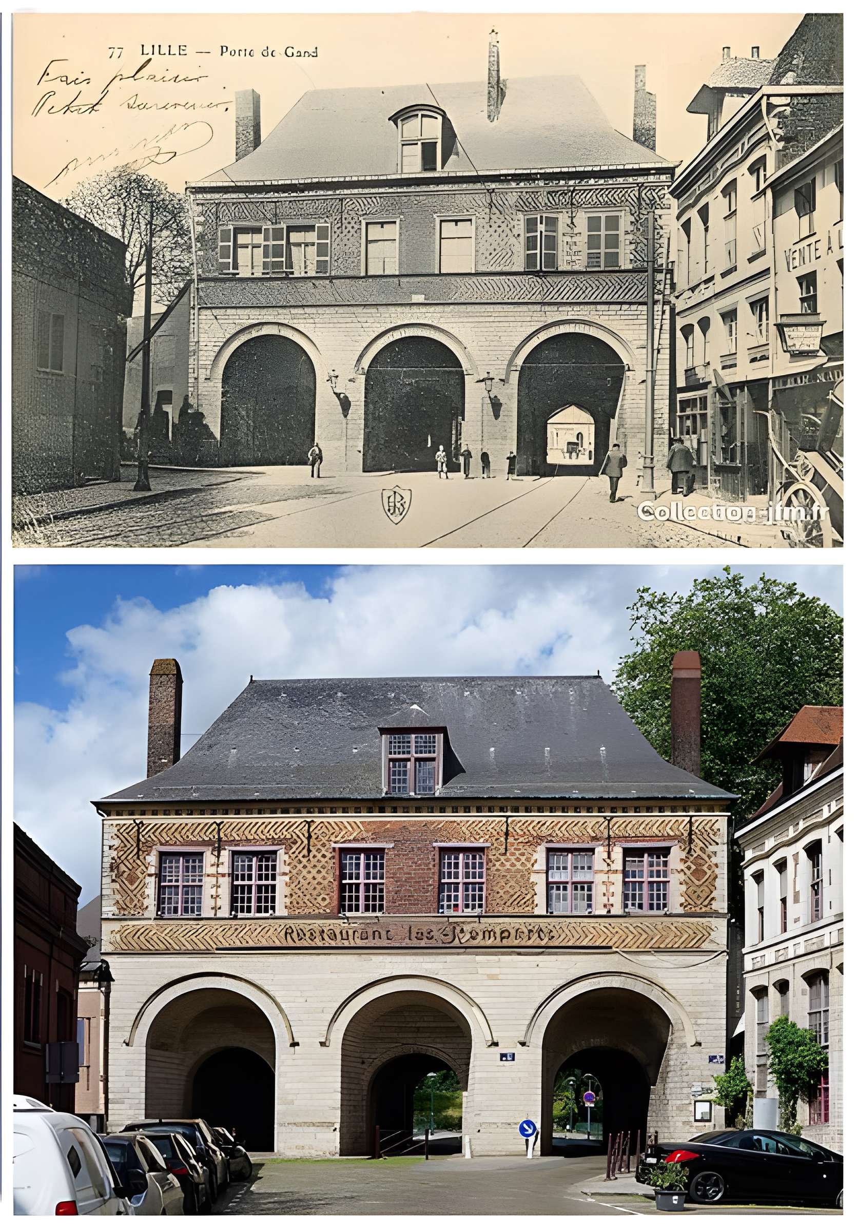 Porte de Gand et ensemble des fortifications