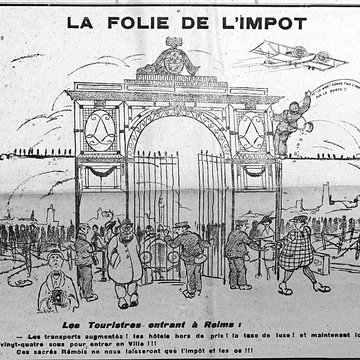 Porte de Paris à Reims