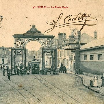 Porte de Paris à Reims