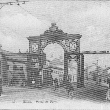 Porte de Paris à Reims
