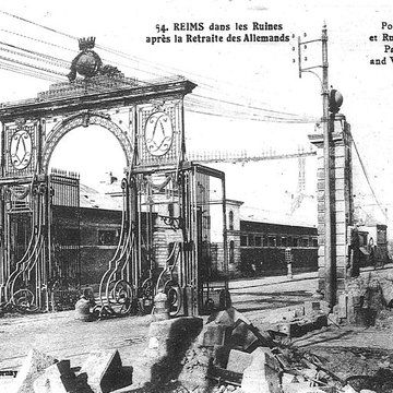 Porte de Paris à Reims