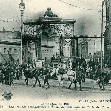 Porte de Paris à Reims