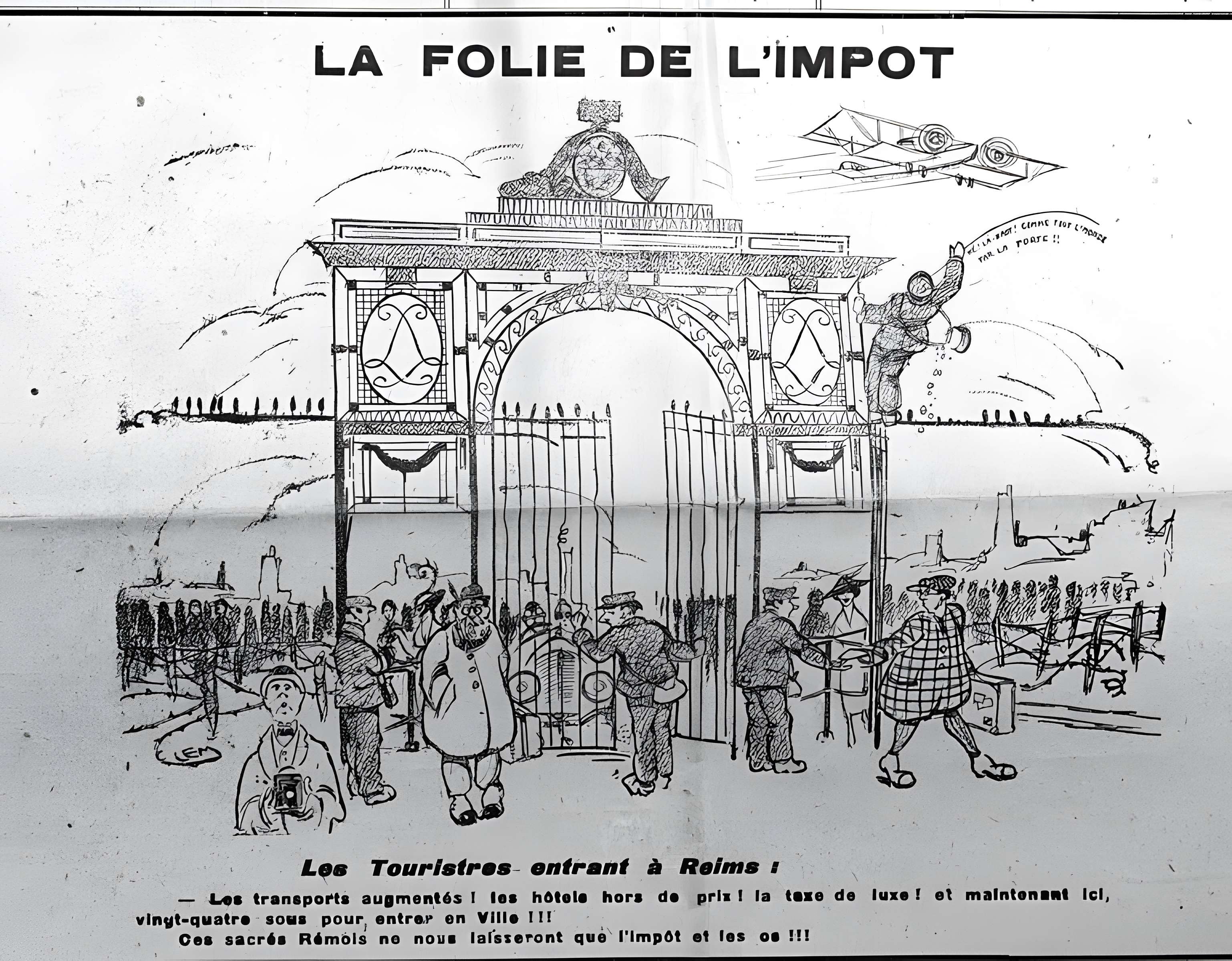 Porte de Paris à Reims