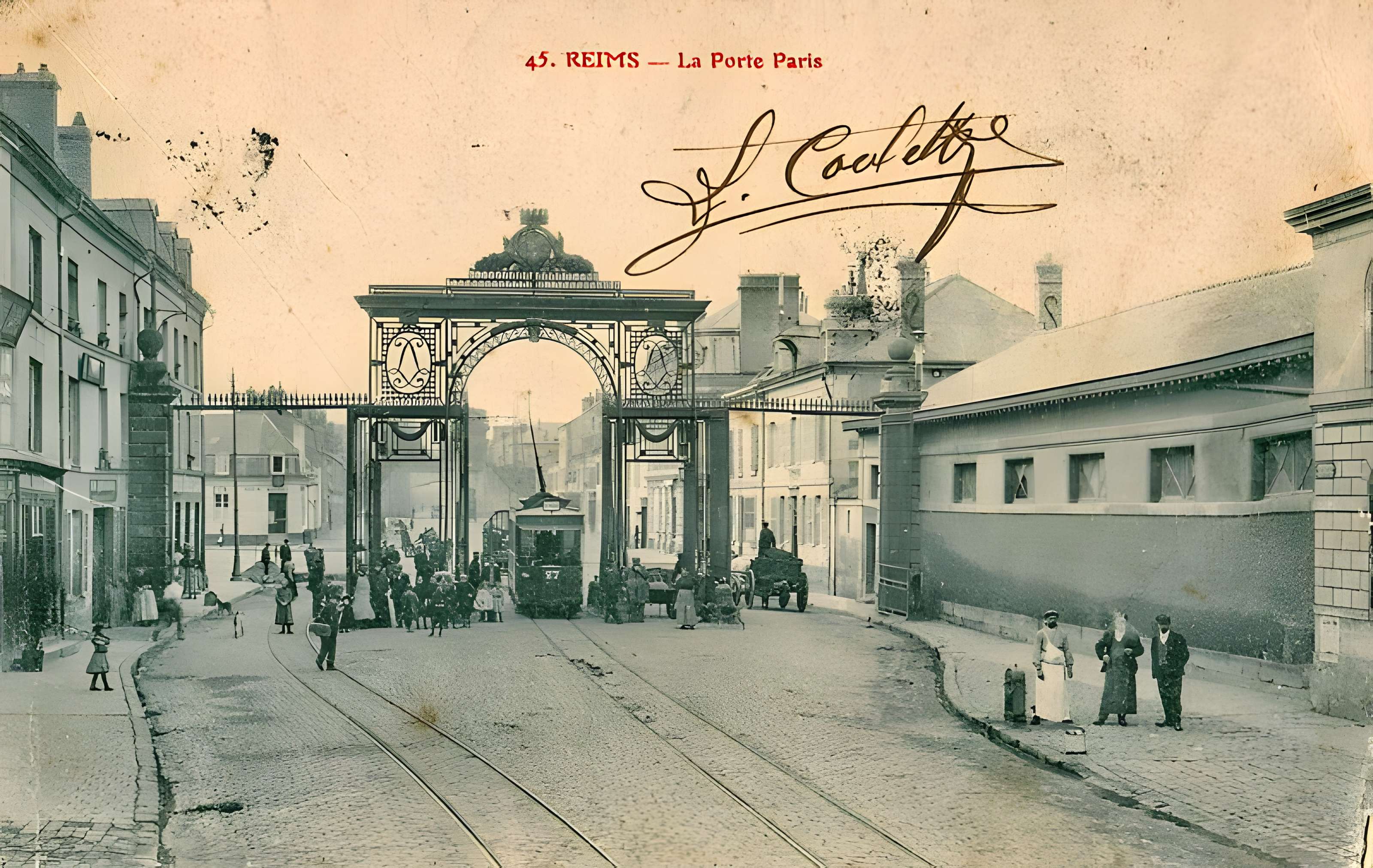 Porte de Paris à Reims