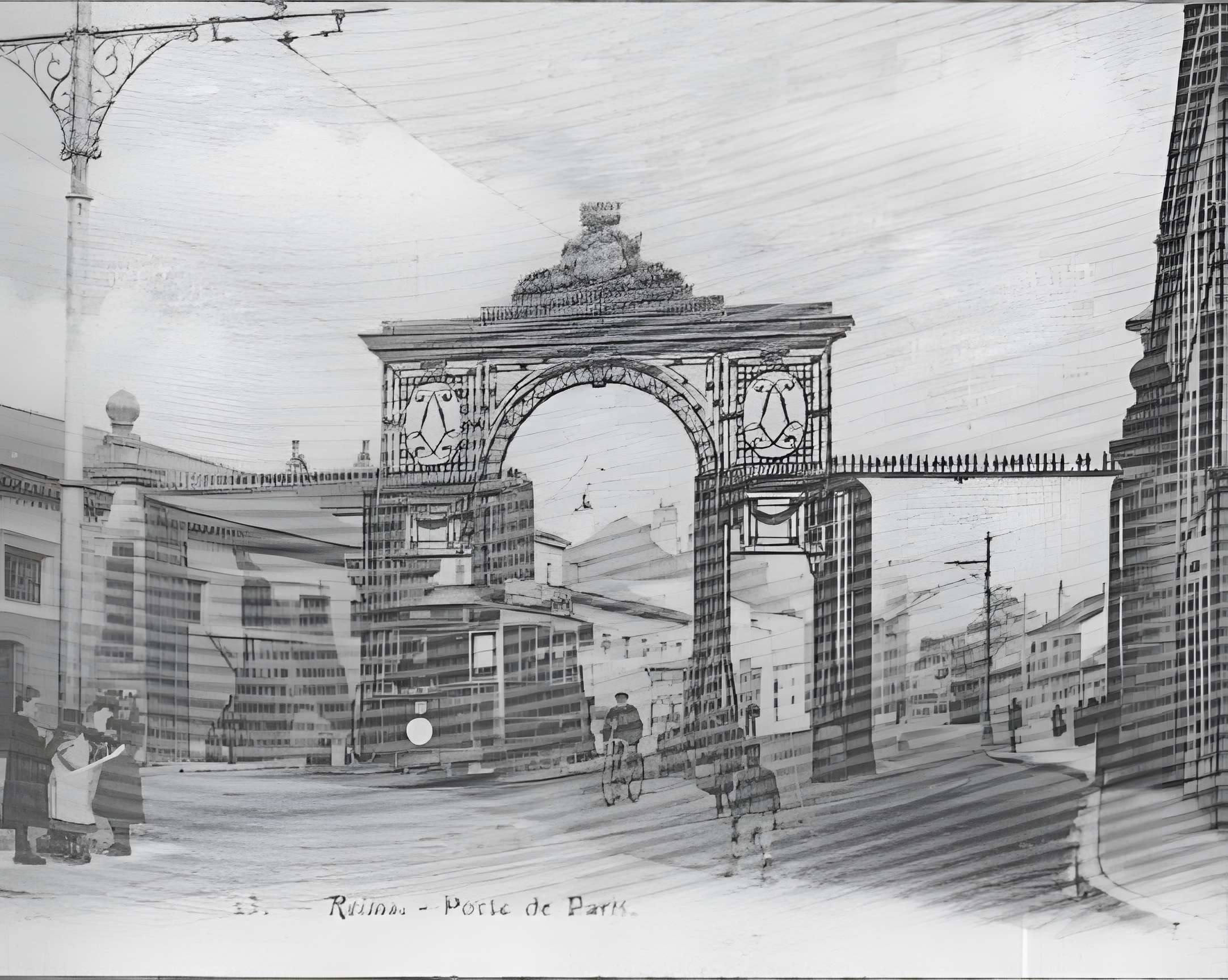 Porte de Paris à Reims