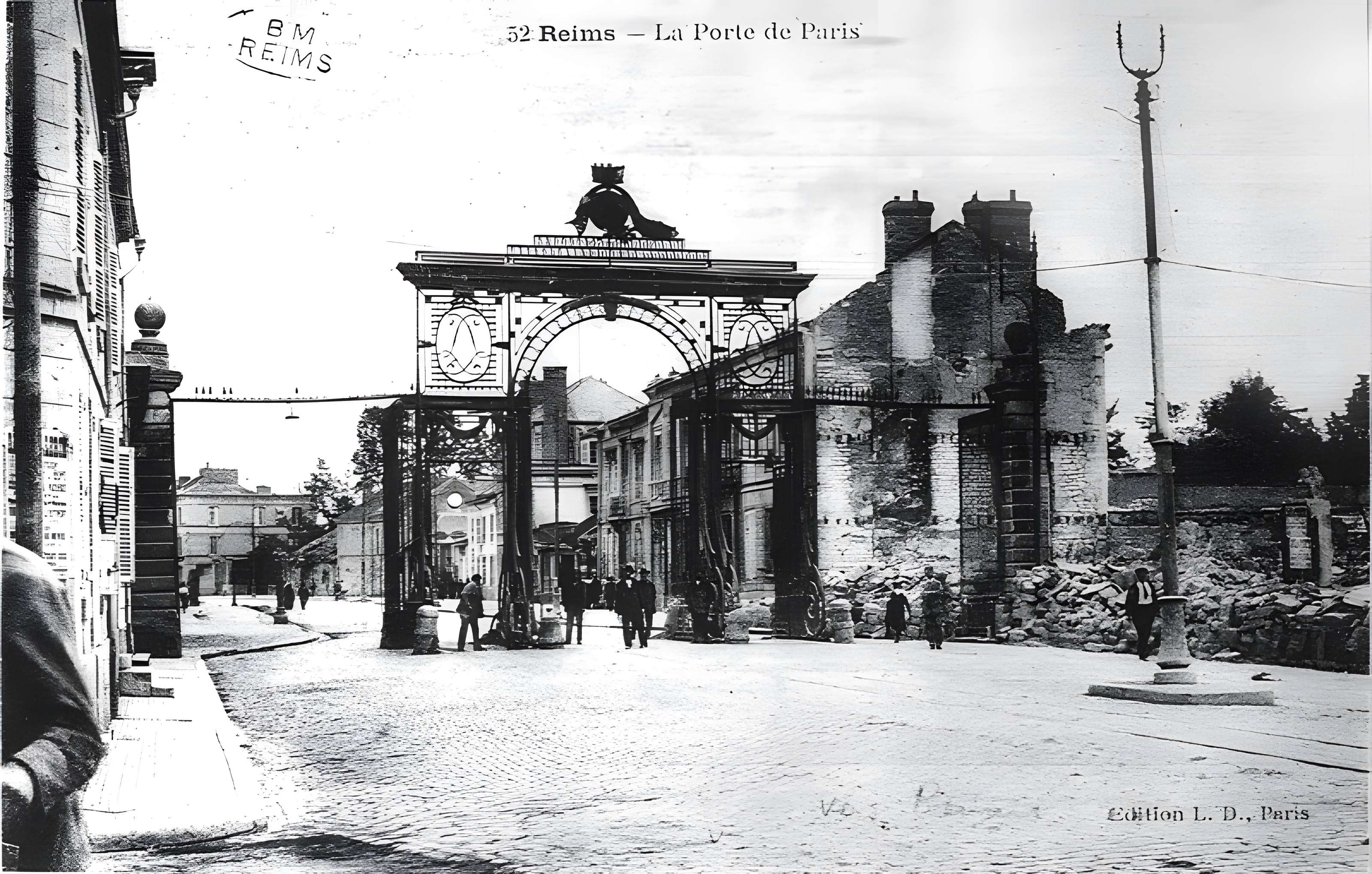 Porte de Paris à Reims
