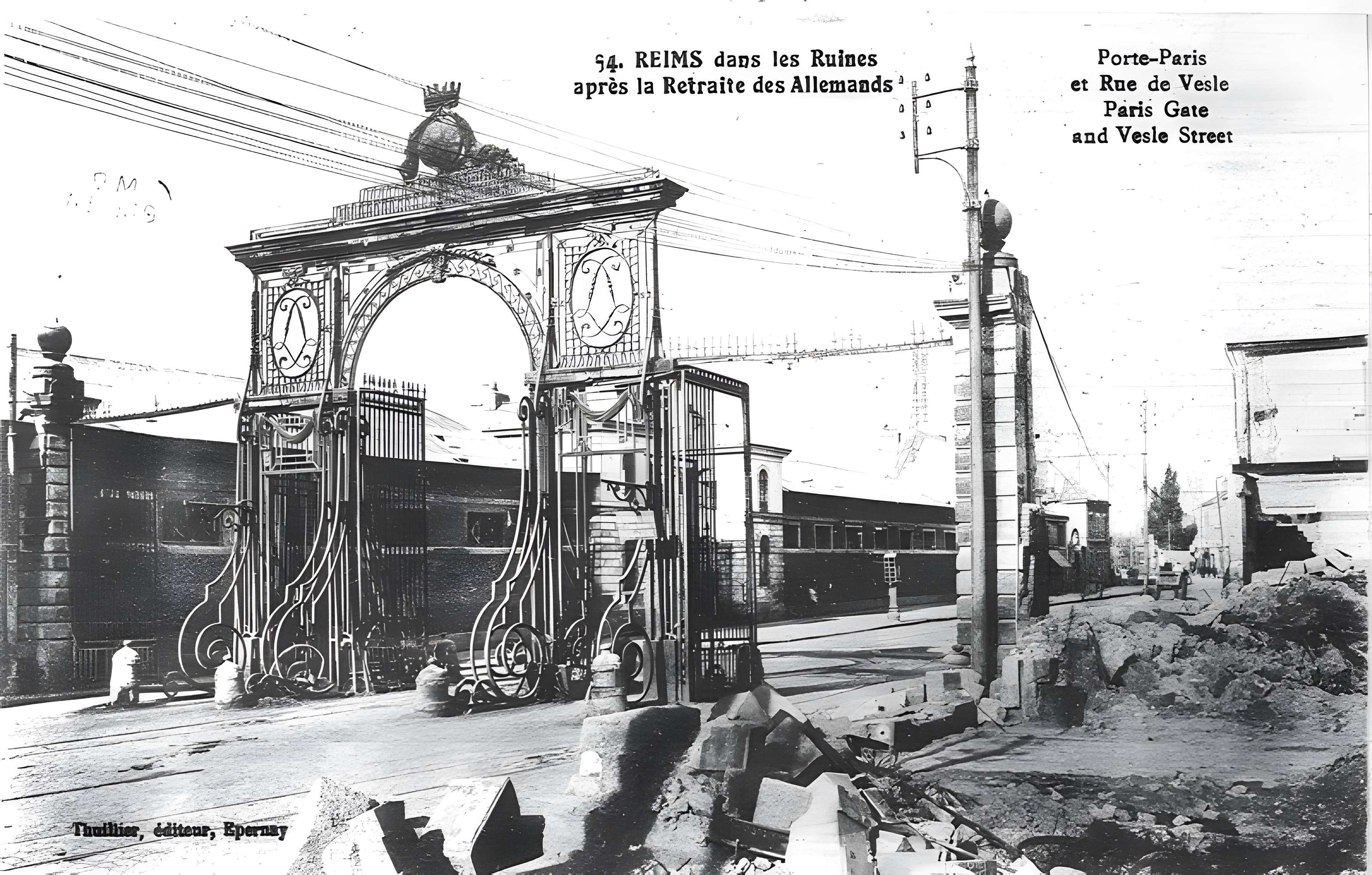 Porte de Paris à Reims
