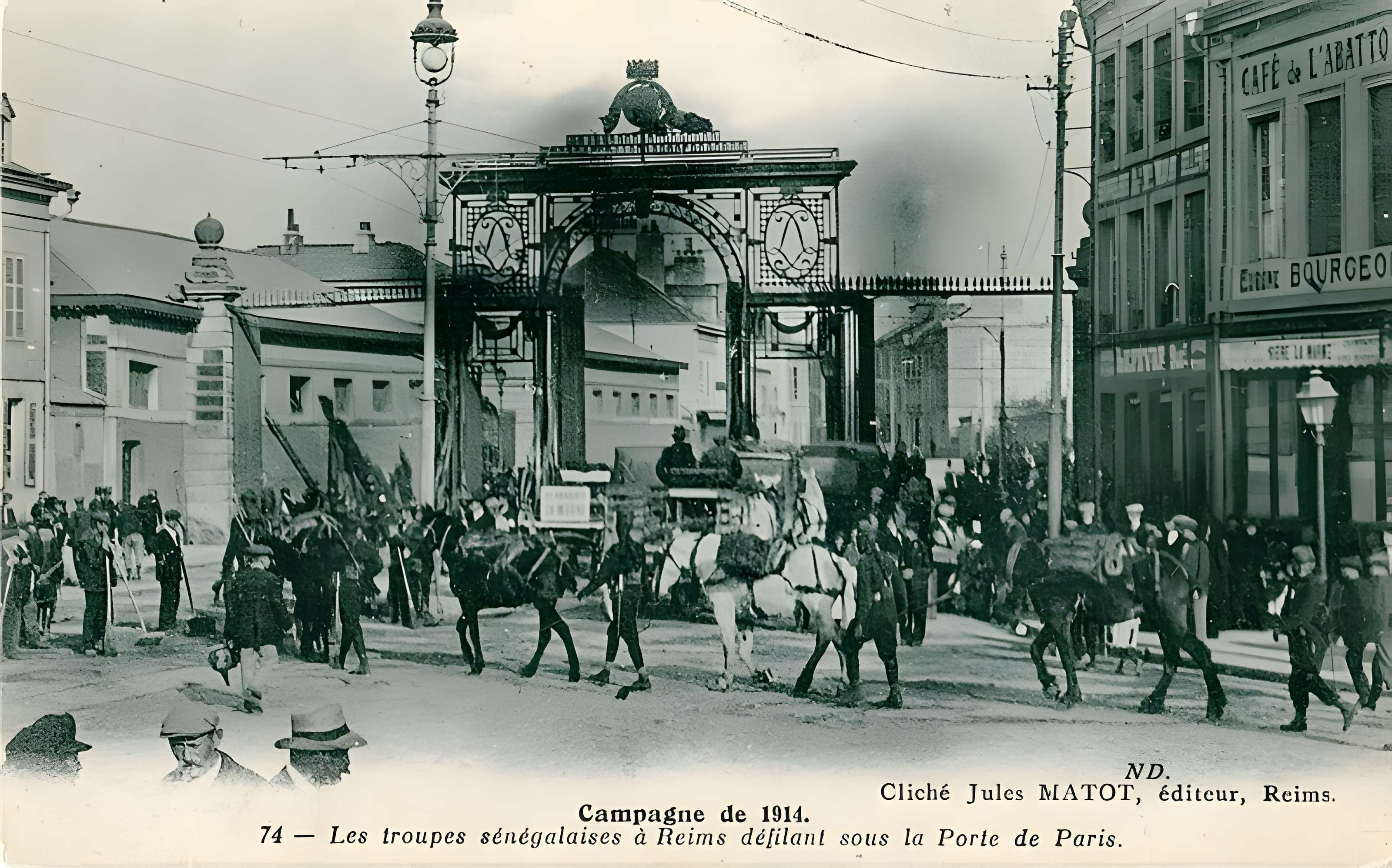 Porte de Paris à Reims
