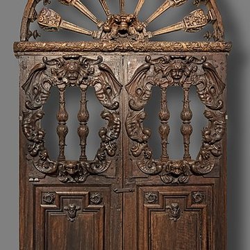 Ancienne porte du Capitole réédifiée dans le jardin des Plantes de Toulouse