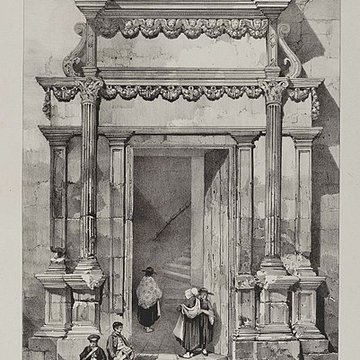 Ancienne porte du Capitole réédifiée dans le jardin des Plantes de Toulouse