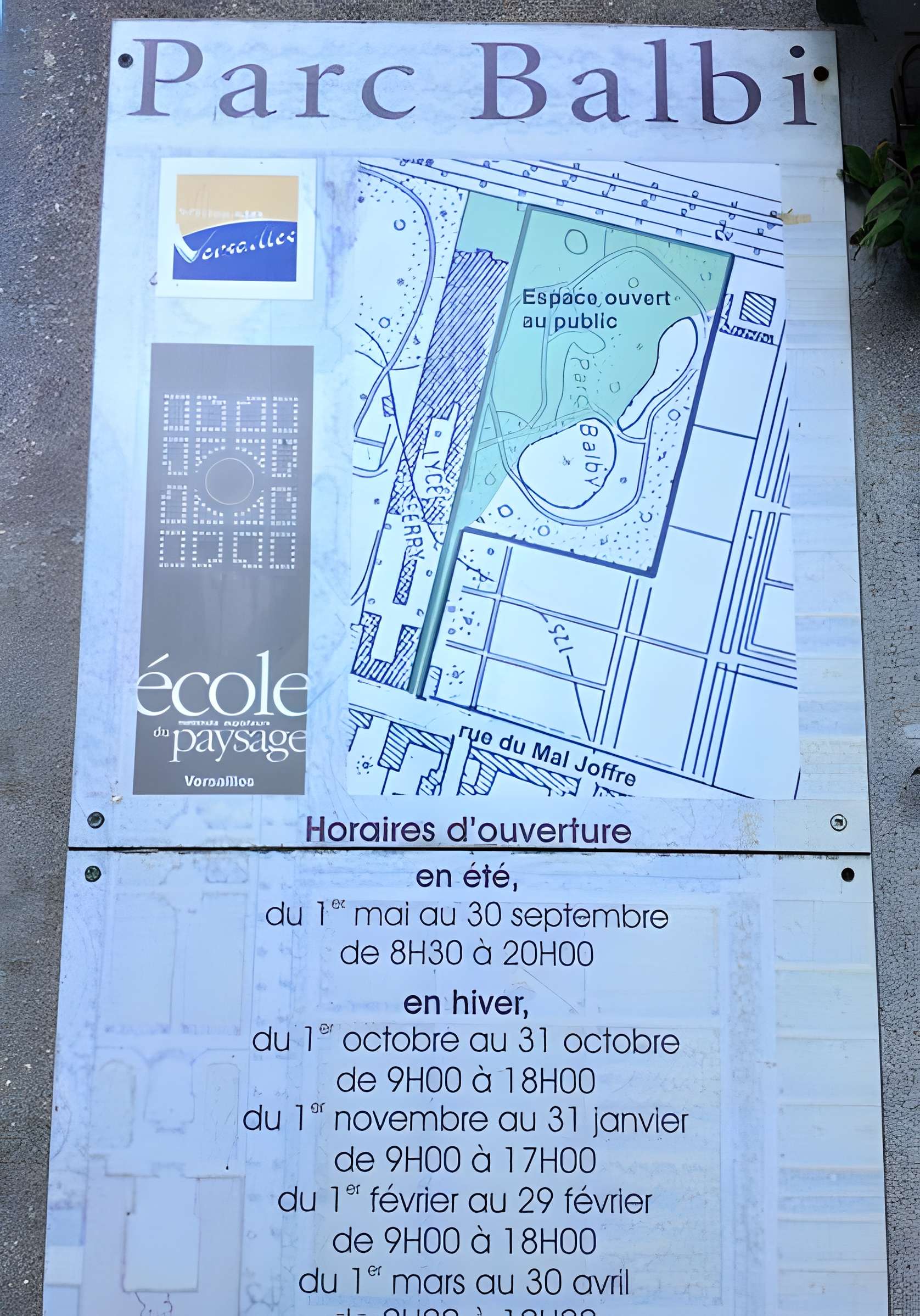 Potager du roi à Versailles