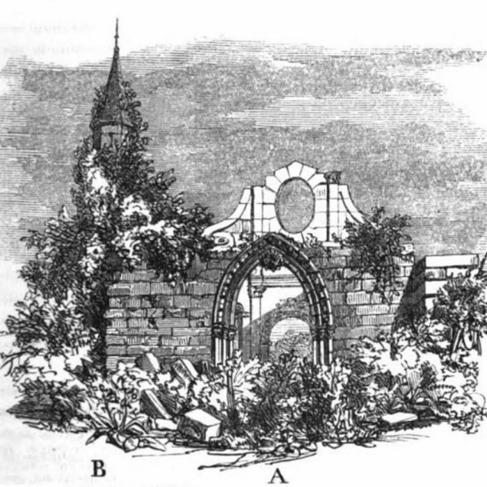 Photo de Ruines du prieuré de Saint-Pierre-en-Chastres dans la forêt de Compiègne