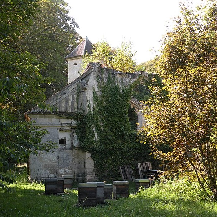 Photo de Ruines du prieuré de Saint-Pierre-en-Chastres dans la forêt de Compiègne