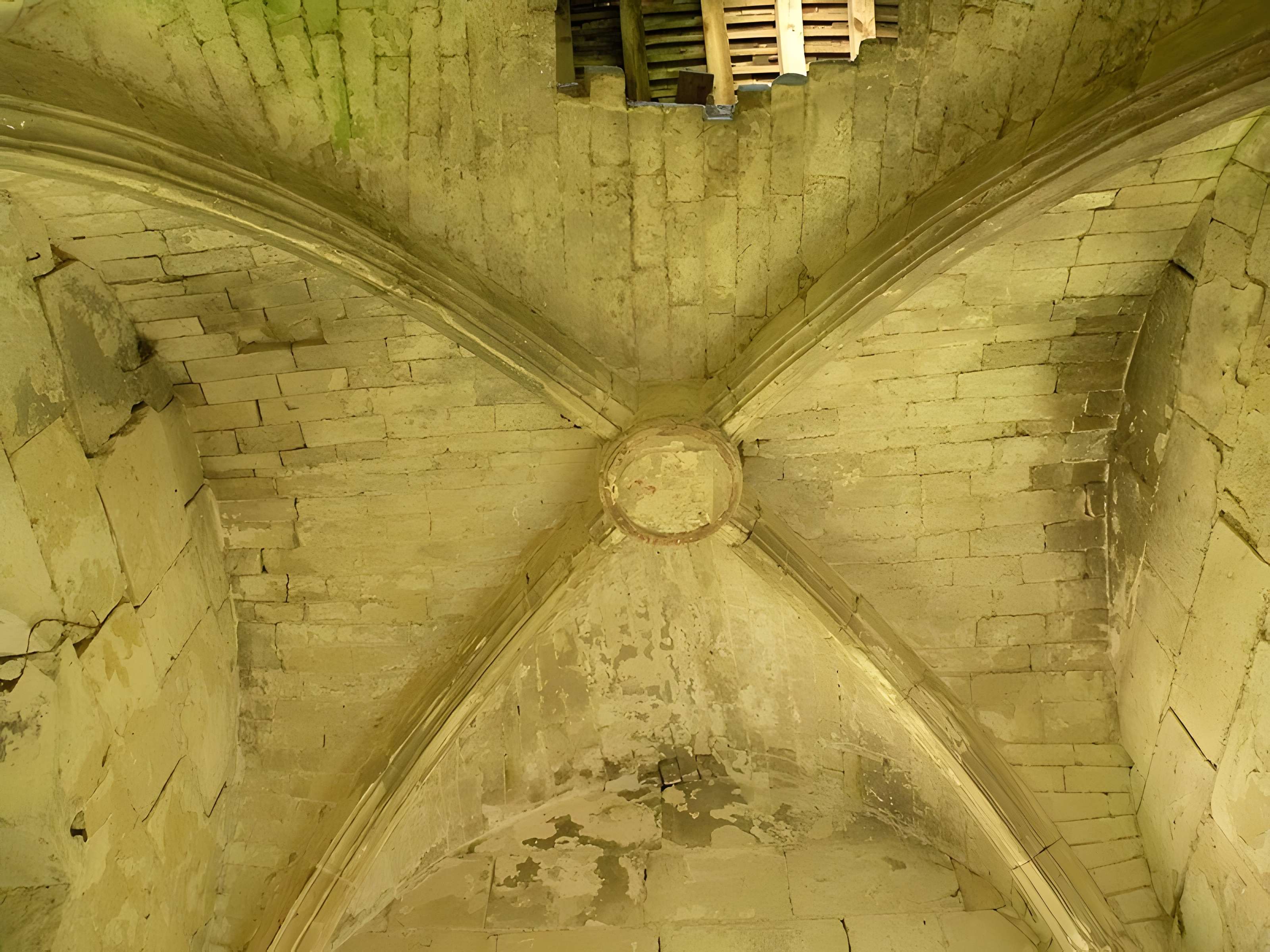 Ruines du prieuré de Saint-Pierre-en-Chastres dans la forêt de Compiègne