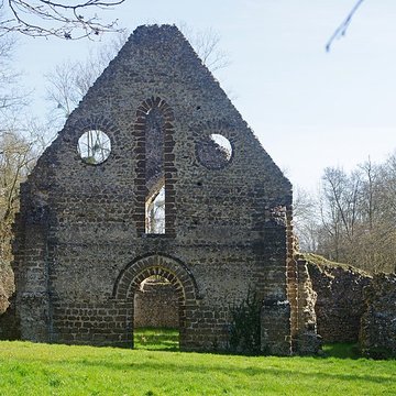 Ruines de la chapelle de Guériteau à Choue