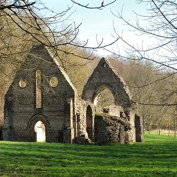 Ruines de la chapelle de Guériteau à Choue