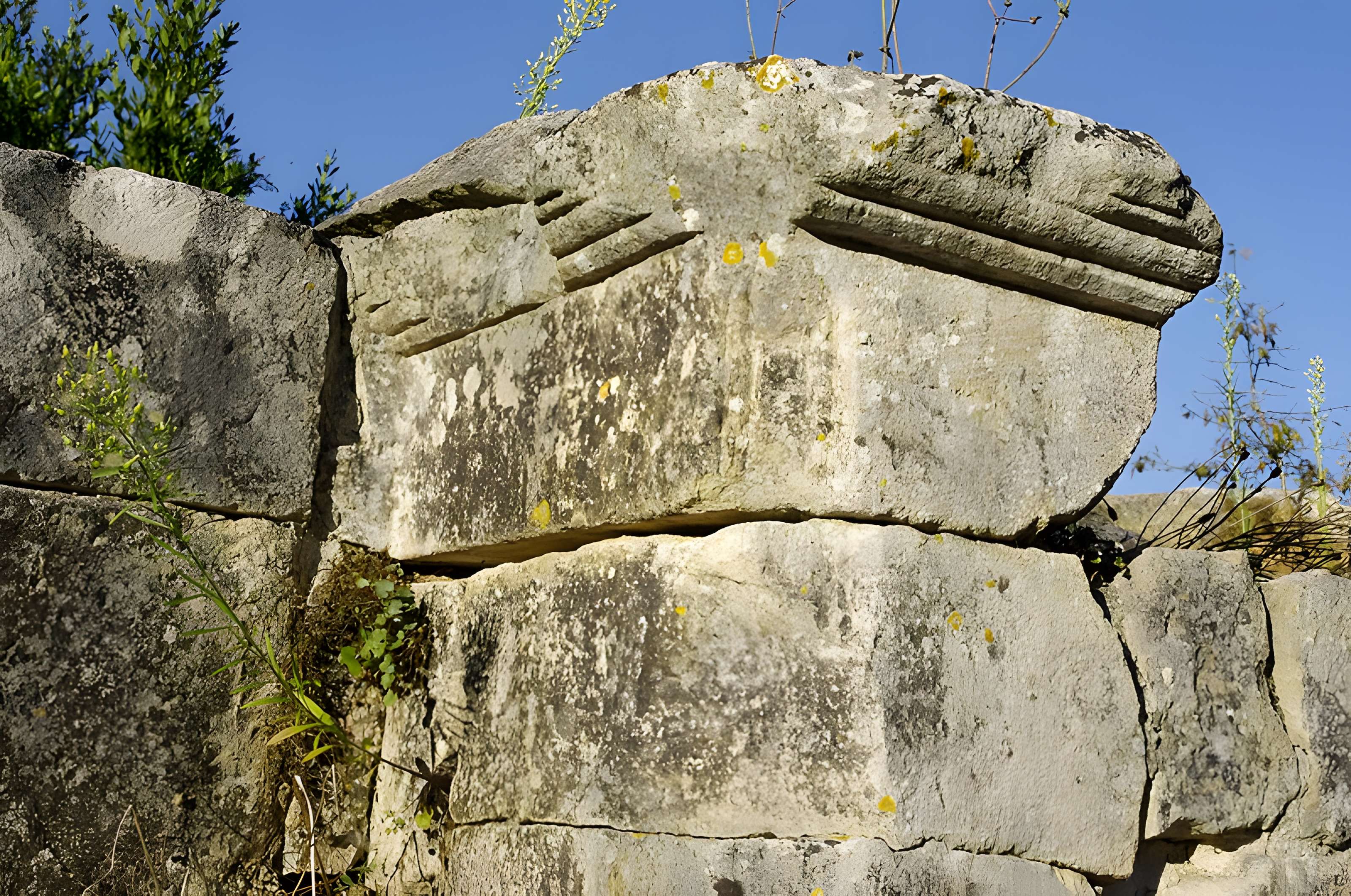 Ruines de l'ancienne Chapelle de Fontroubade à Lussas et Nontronneau
