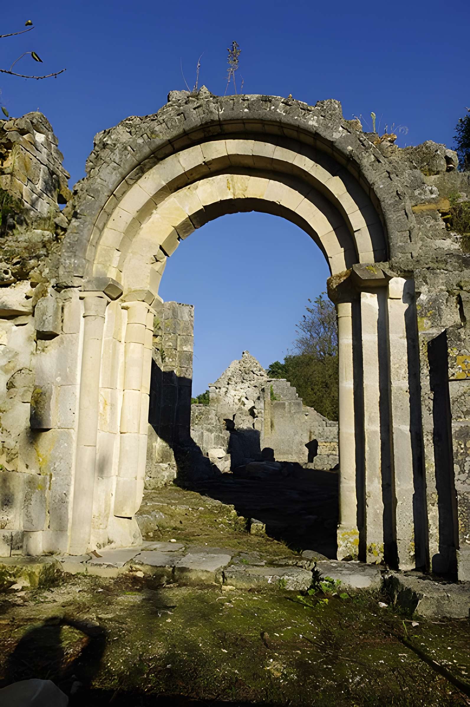 Ruines de l'ancienne Chapelle de Fontroubade à Lussas et Nontronneau