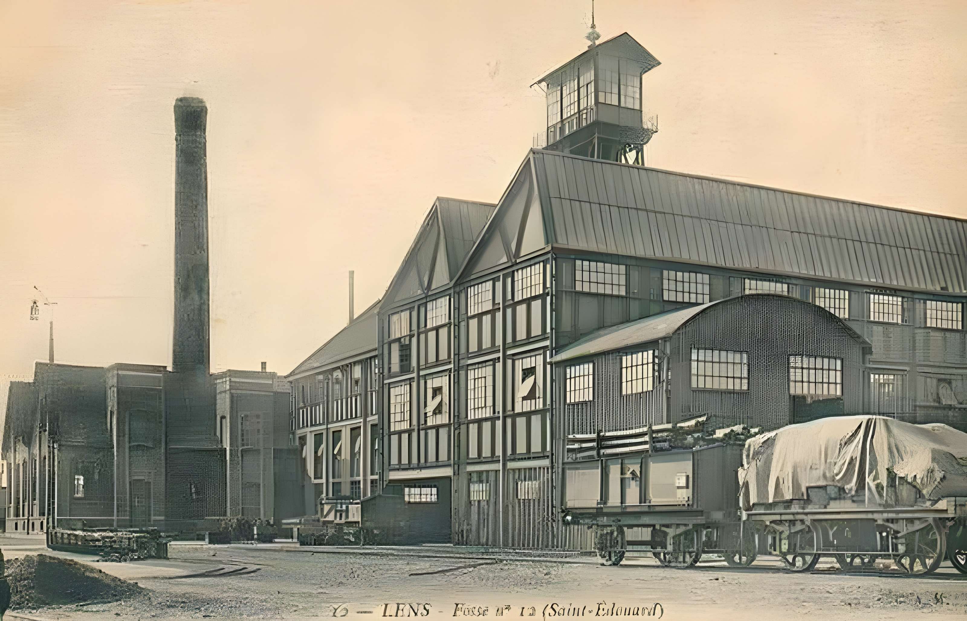 Salle des pendus de la fosse n° 12 des mines de Lens à Loos-en-Gohelle