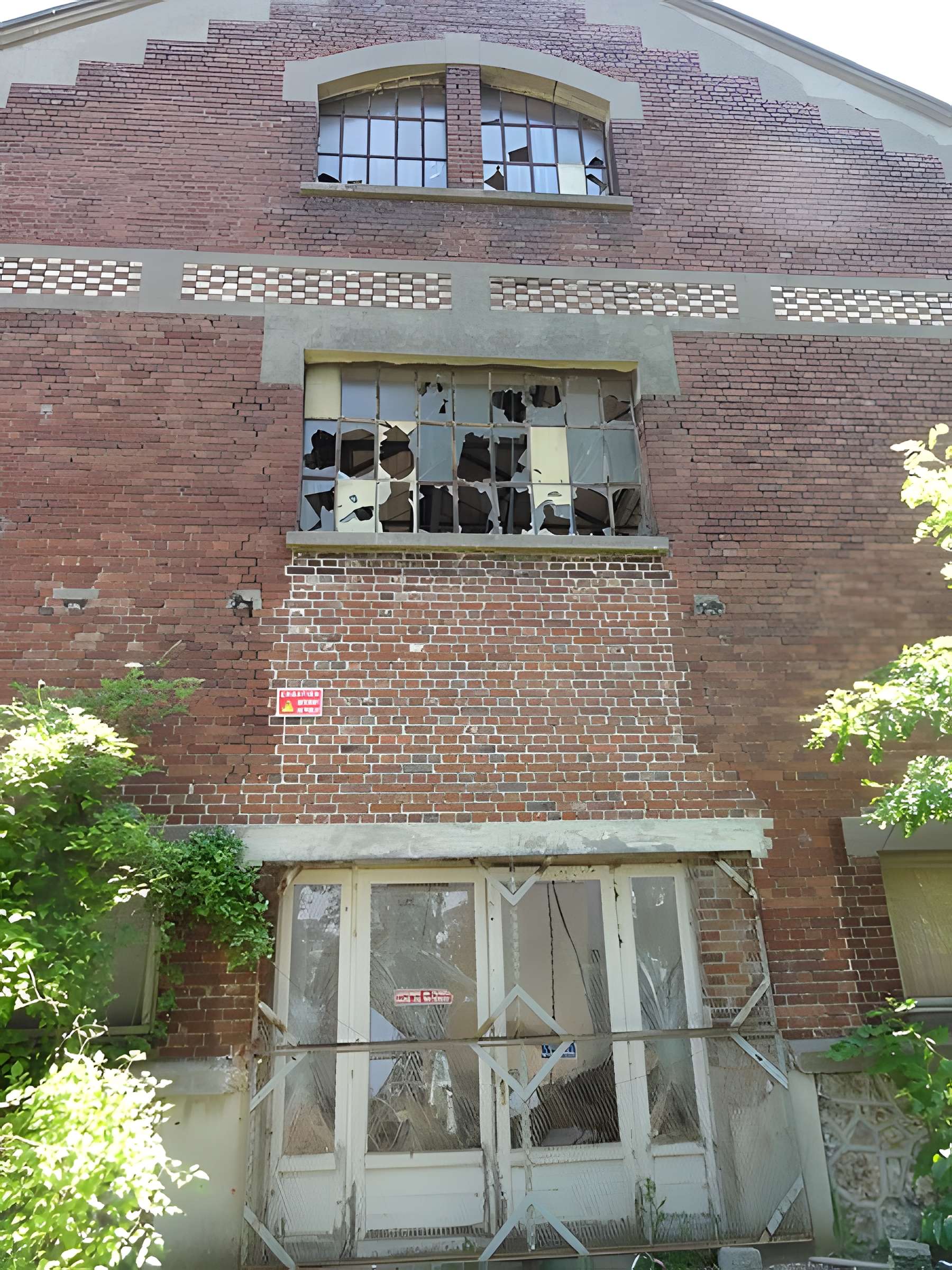 Salle des pendus de la fosse n° 12 des mines de Lens à Loos-en-Gohelle