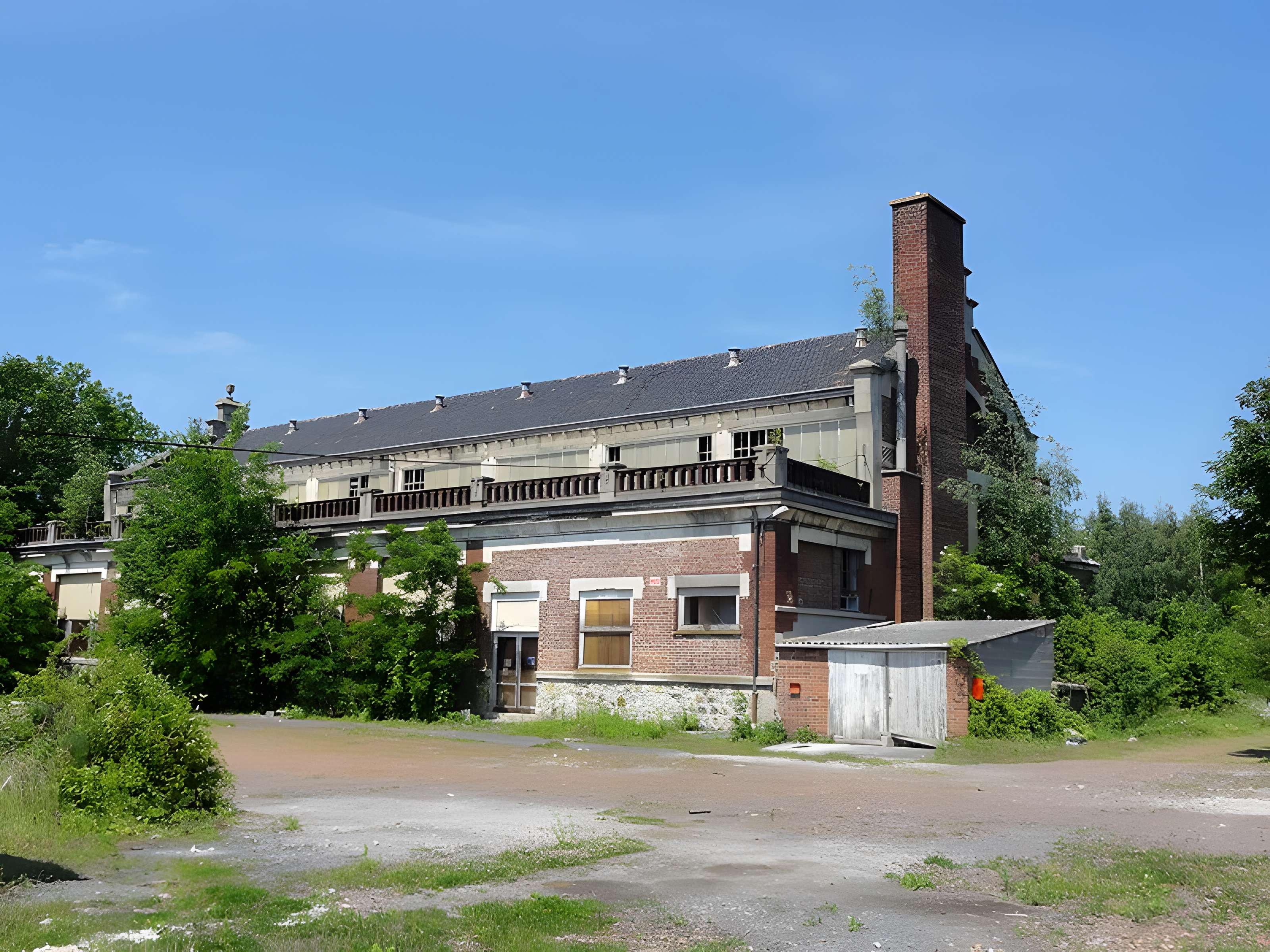 Salle des pendus de la fosse n° 12 des mines de Lens à Loos-en-Gohelle