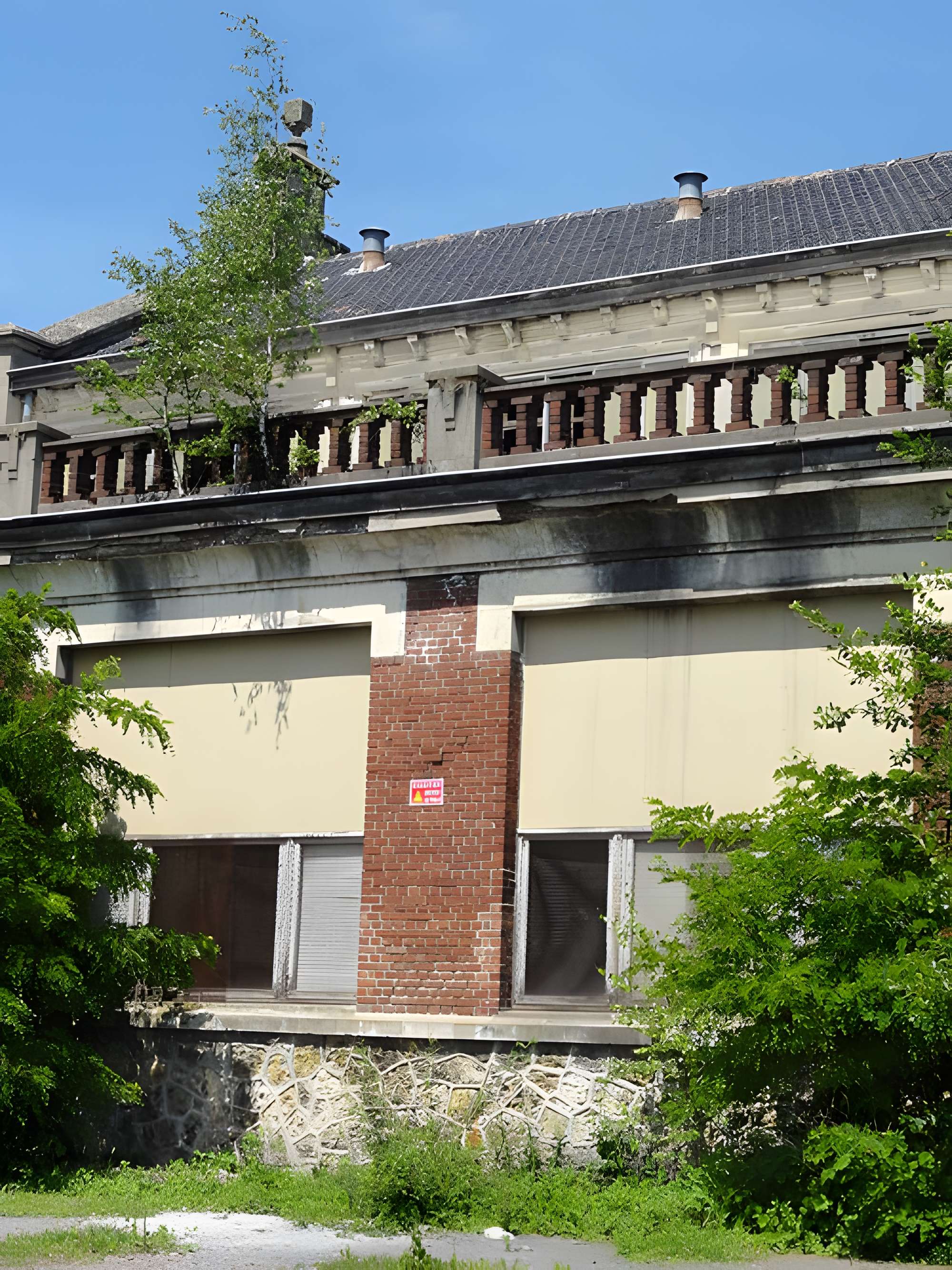 Salle des pendus de la fosse n° 12 des mines de Lens à Loos-en-Gohelle