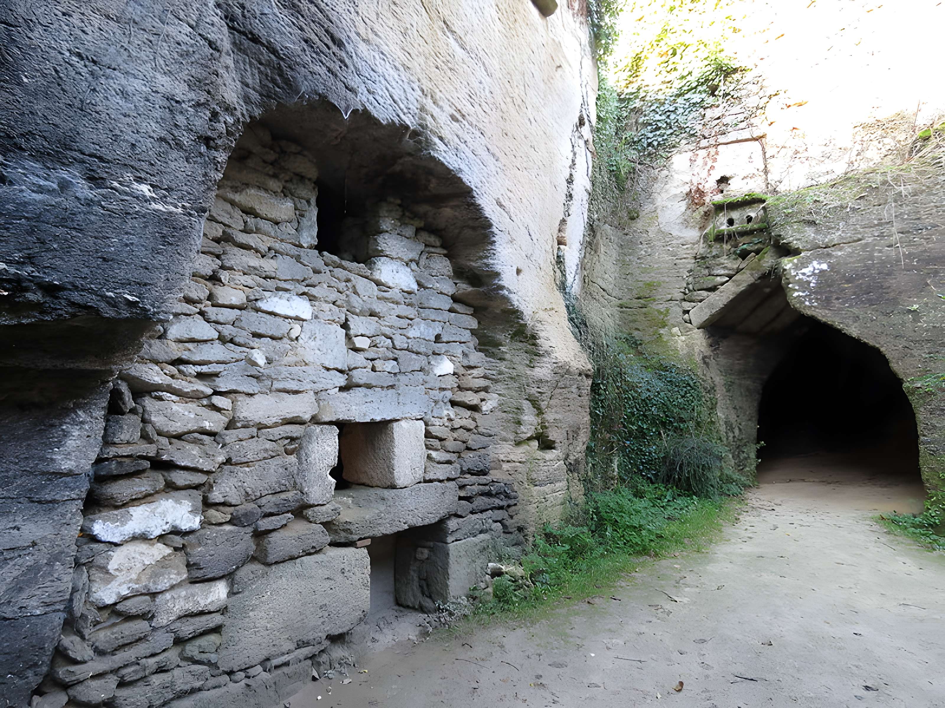 Site de la Seigneurie à Doué-la-Fontaine (Cave aux Sarcophages)