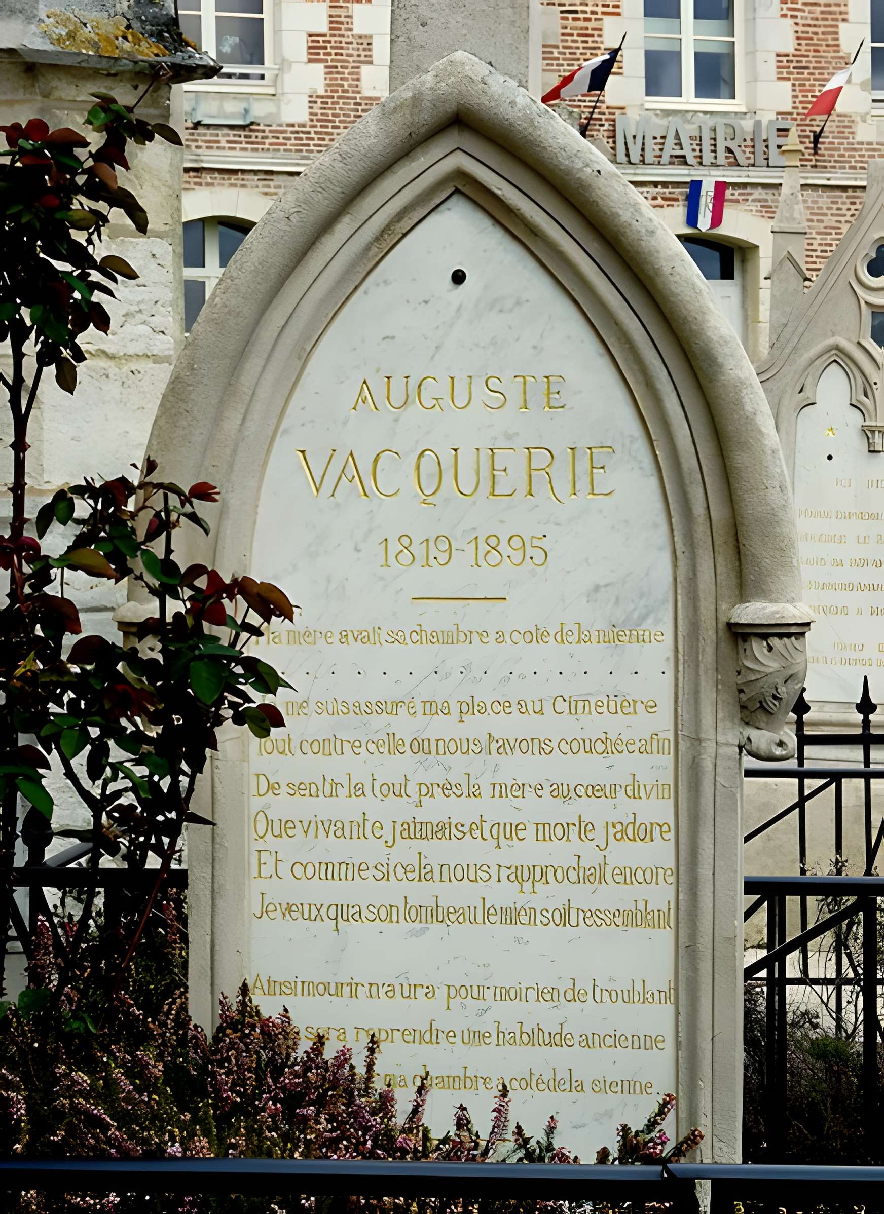 Sépultures de la famille Vacquerie - Hugo situées dans le cimetière