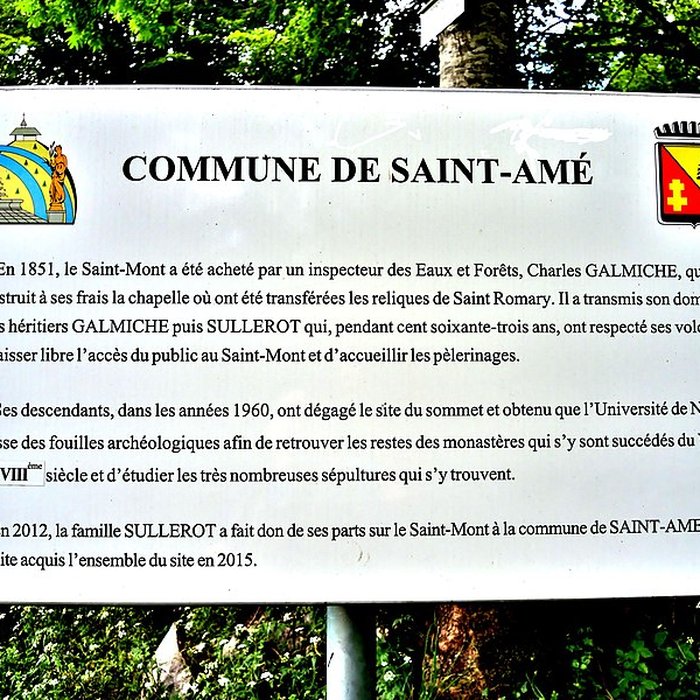 Photo de Site archéologique du Saint-Mont également sur commune de Saint-Etienne-lès-Remiremont