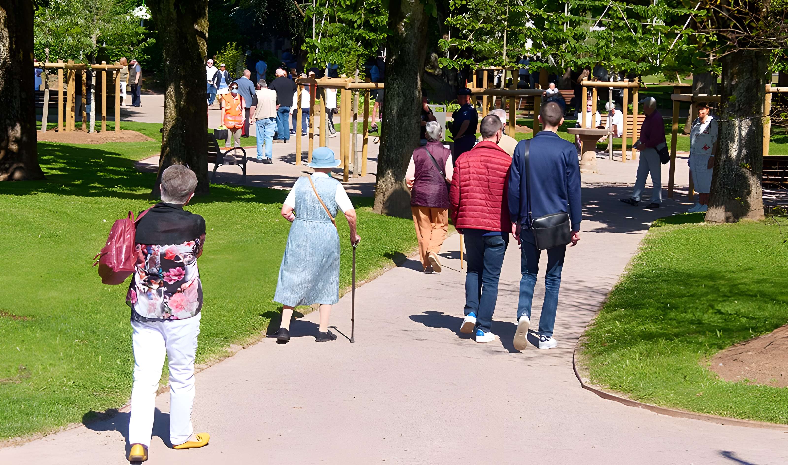 Square Émile-Lechten à Belfort