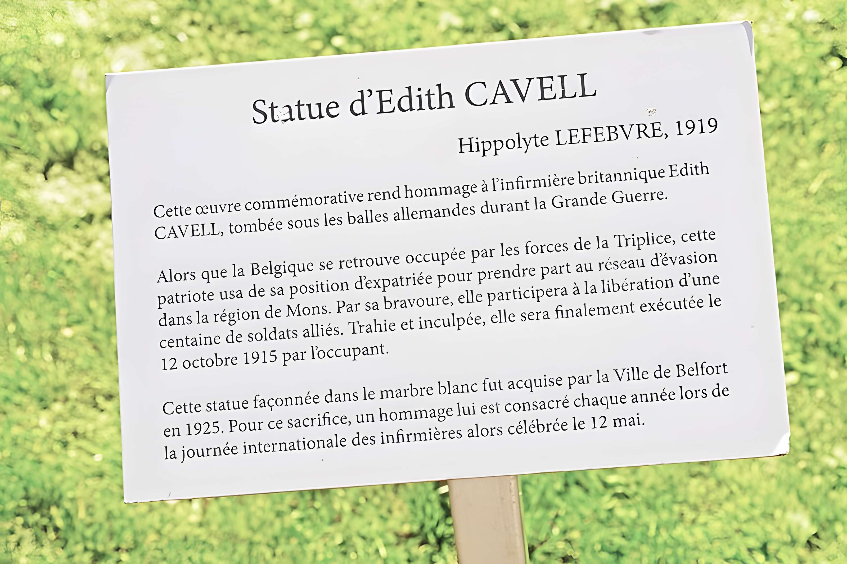 Square Émile-Lechten à Belfort