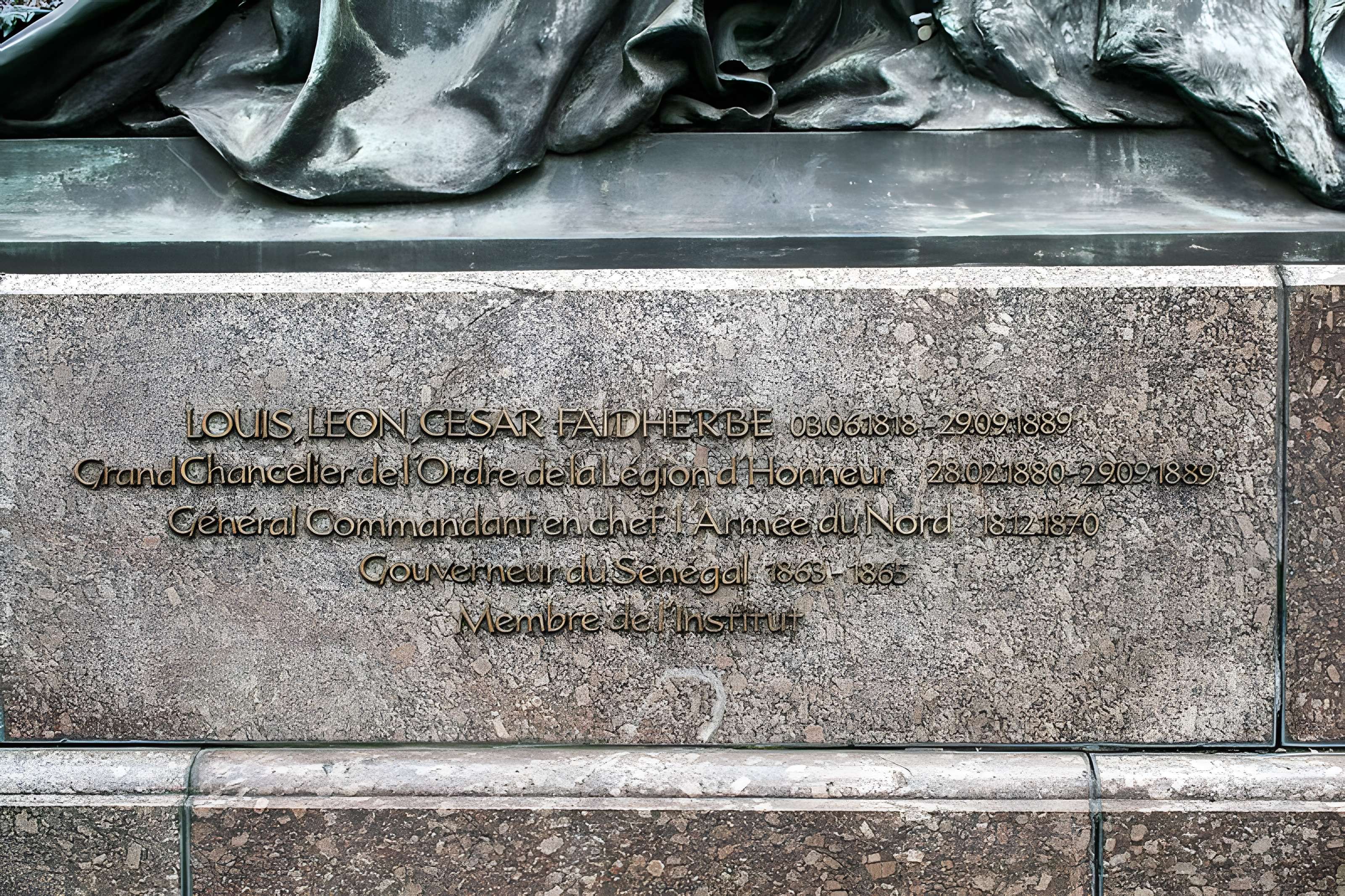 Statue de Faidherbe à Lille