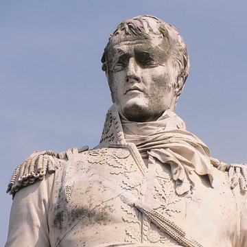 Statue de Valhubert à Avranches