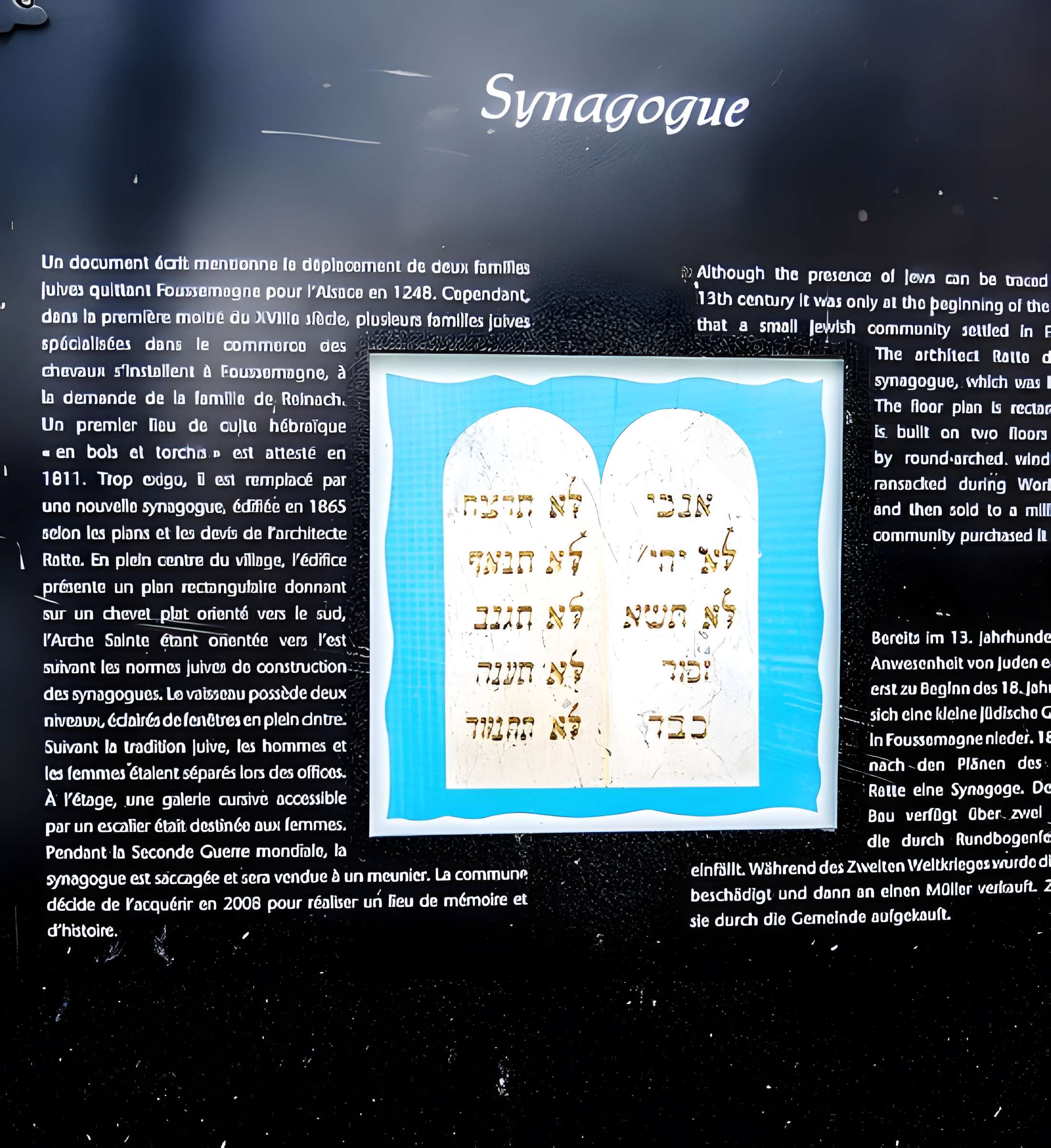 Synagogue de Foussemagne