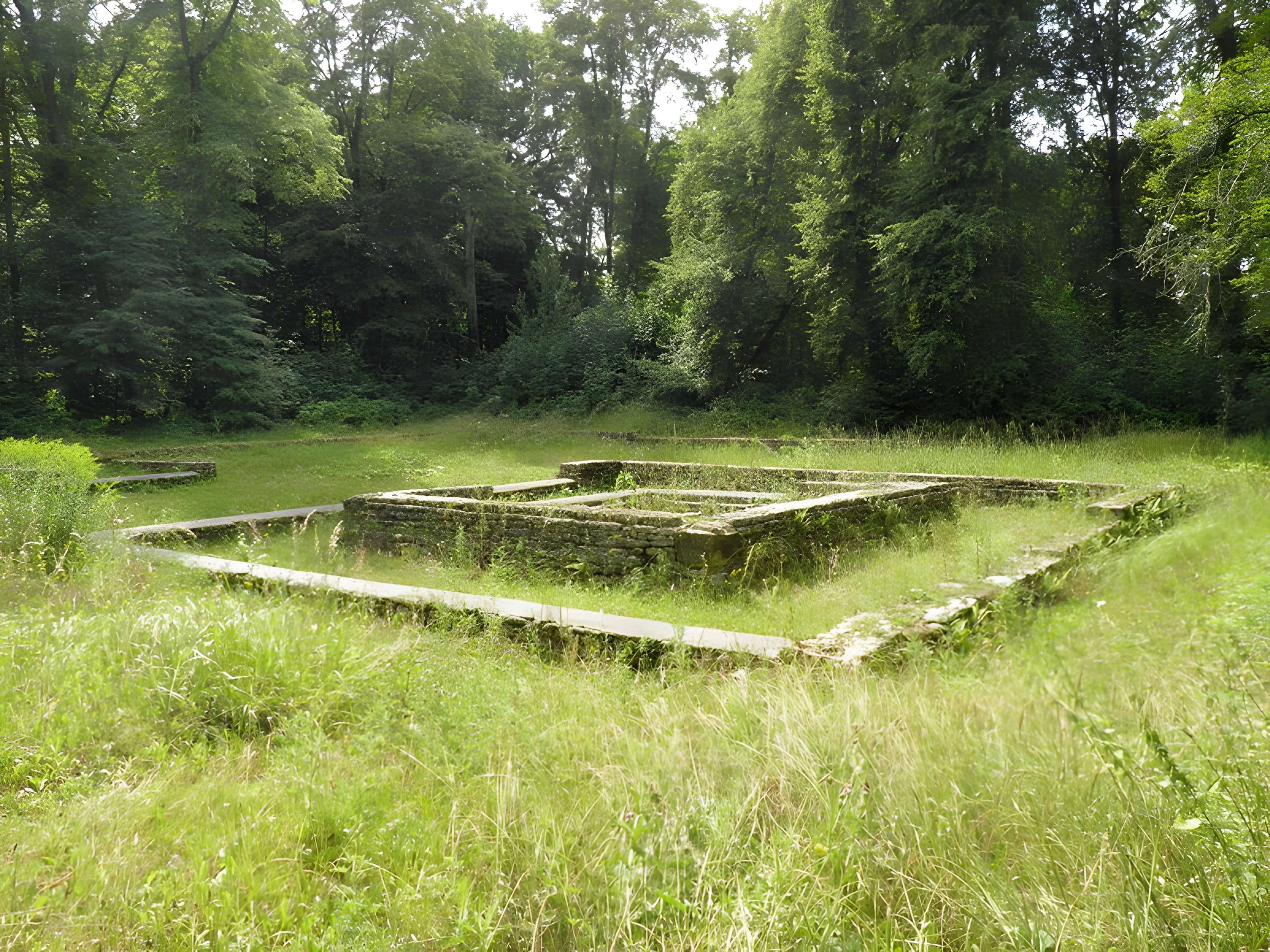 Temple gallo-romain de la forêt d'Halatte à Ognon 
