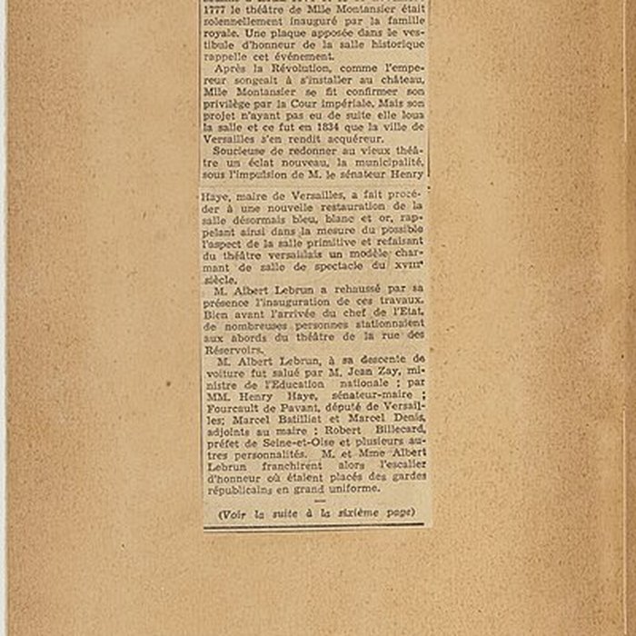 Photo de Théâtre Montansier de Versailles